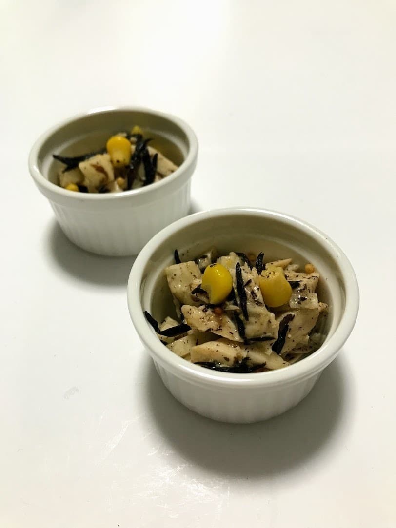 食物繊維のバランスサラダの完成写真