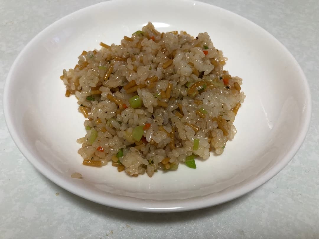 簡単そば飯の完成写真