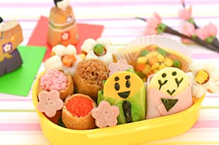 ひな祭り弁当の完成写真
