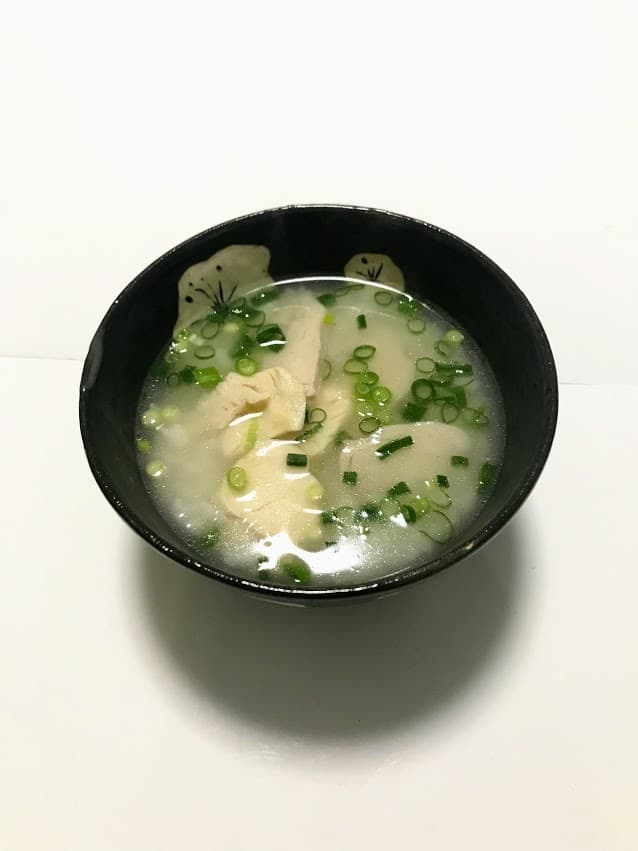 鶏粥の完成写真