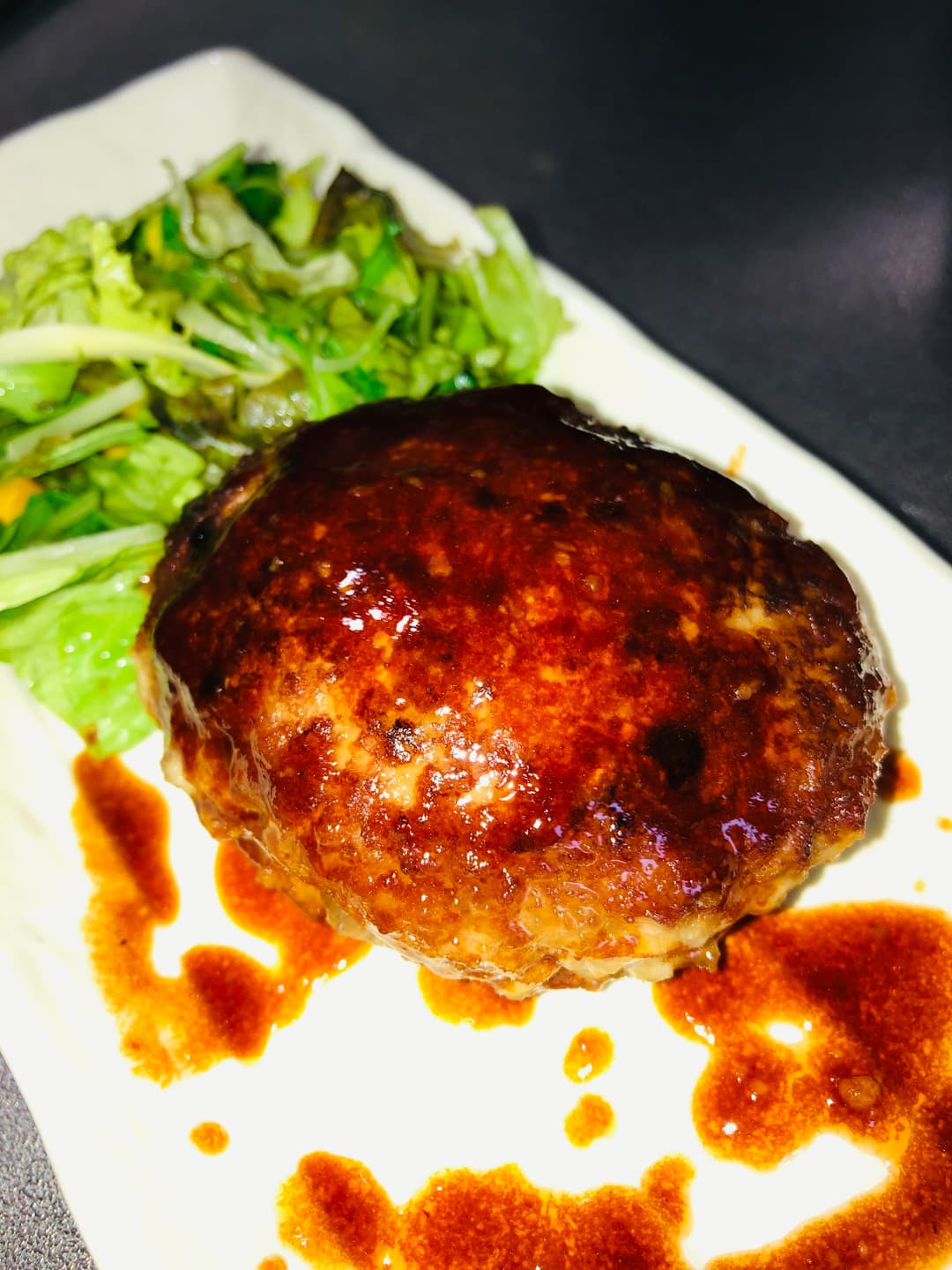 五目きんぴらの根菜ハンバーグの完成写真
