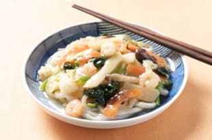 五目中華うどんの完成写真