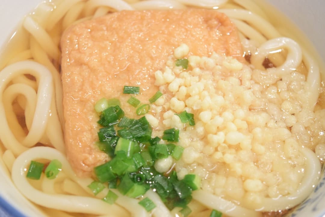 さぬきうどん★手作りおあげのせの完成写真