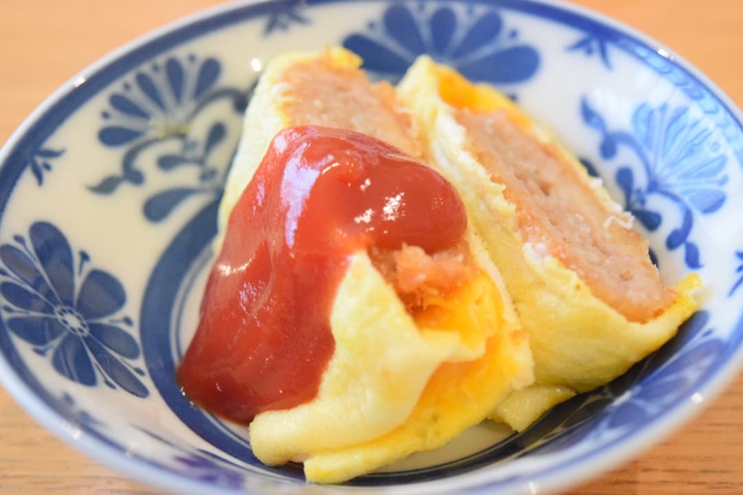 メンチカツの玉子焼き★の完成写真
