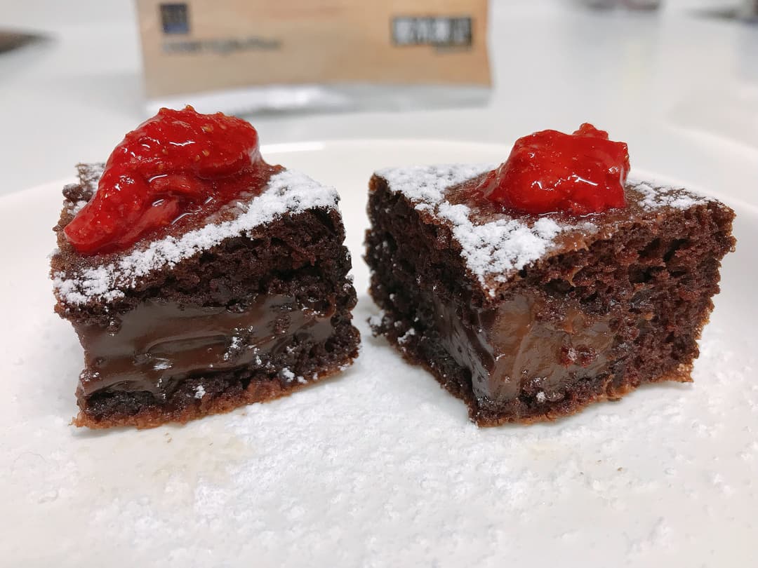 ガトーショコラ風今川プチケーキの完成写真