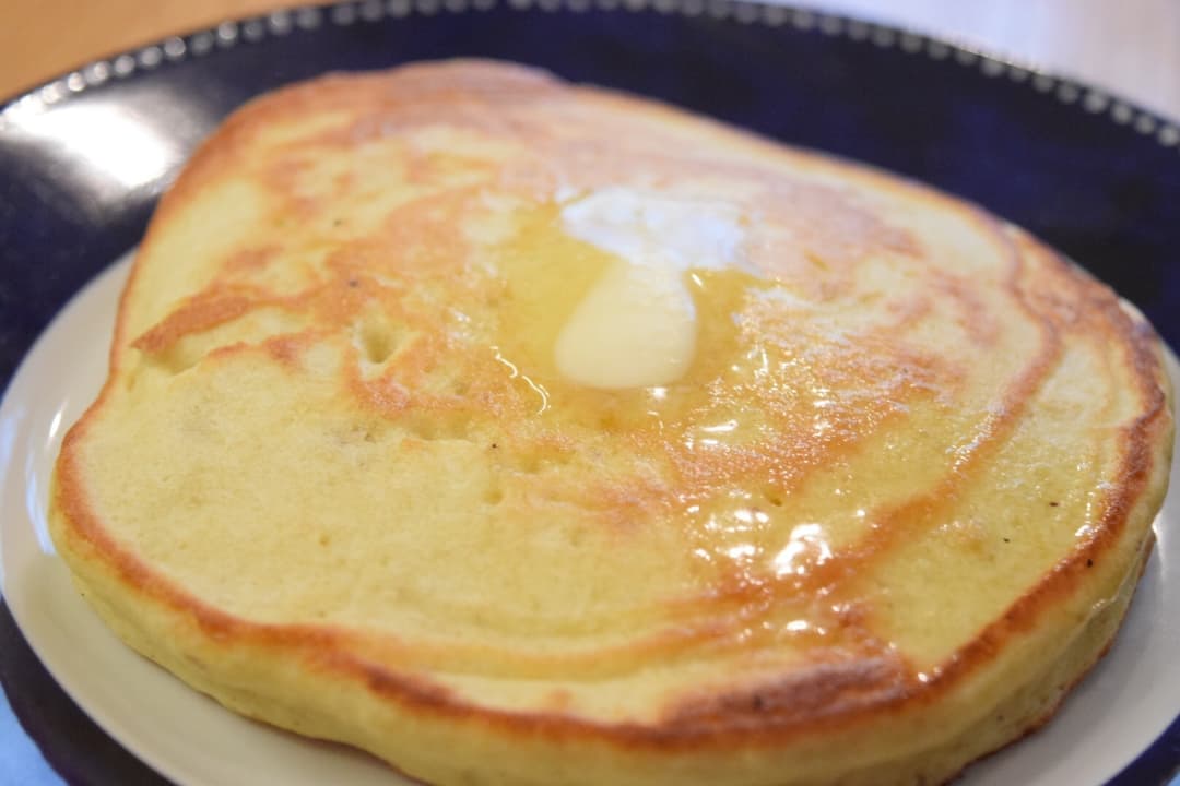 スイートポテト入りパンケーキ★の完成写真