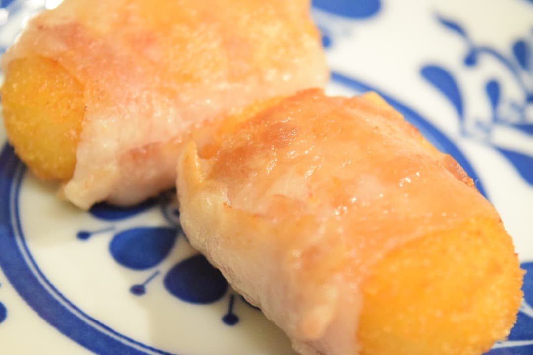 肉巻き★かにクリームコロッケの完成写真