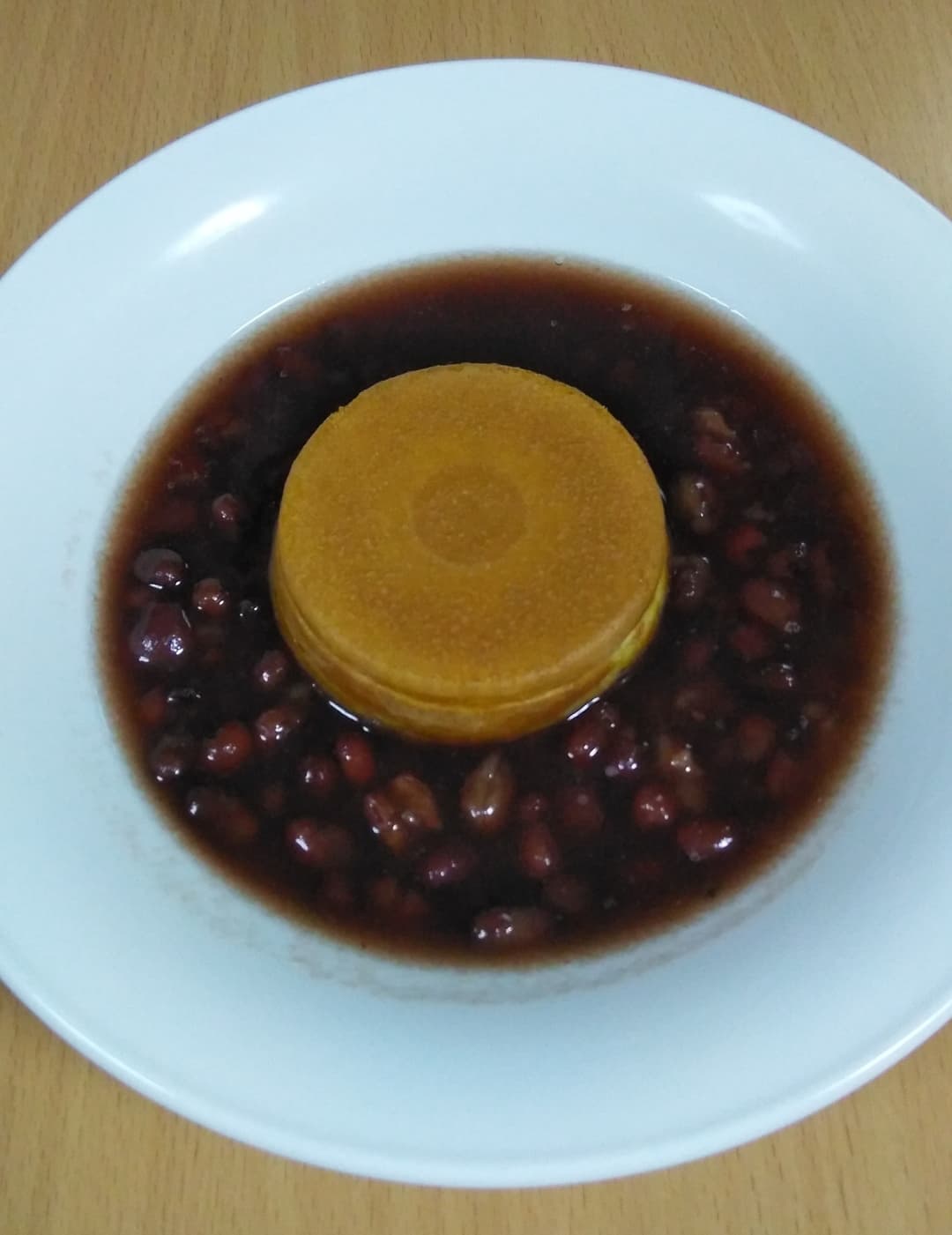 今川焼ぜんざいの完成写真
