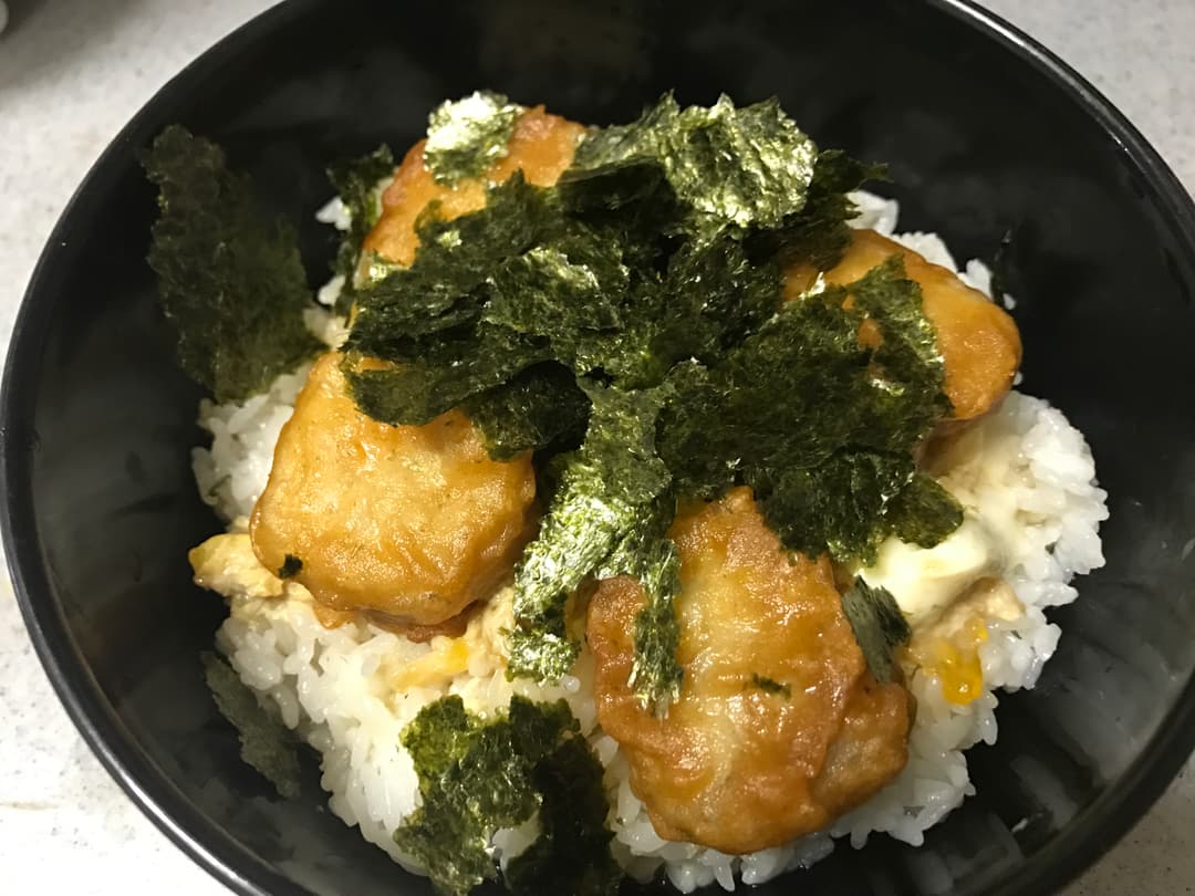 から玉丼の完成写真