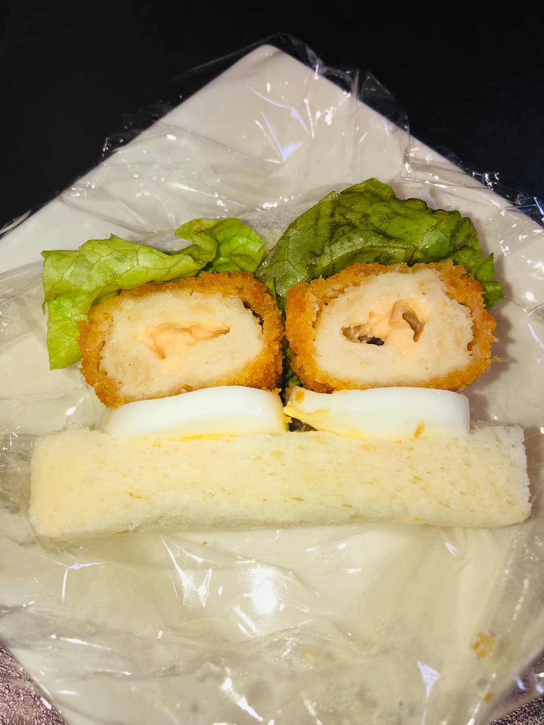 ささみチーズカツのサンドウィッチの完成写真