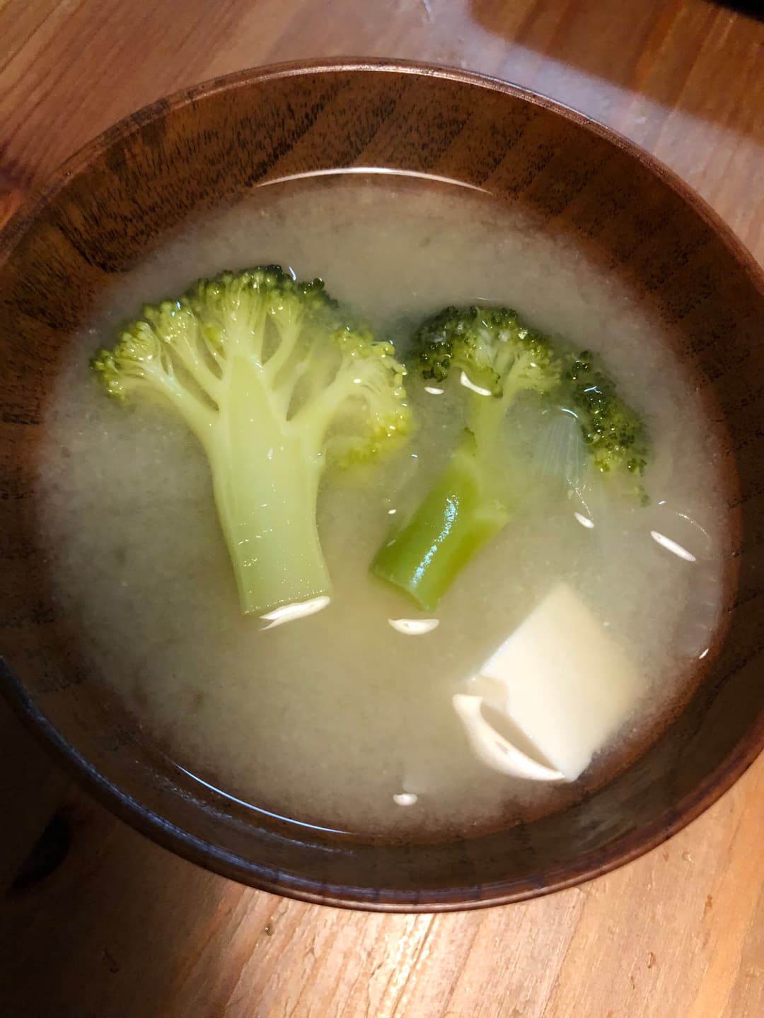 生姜のお味噌汁の完成写真