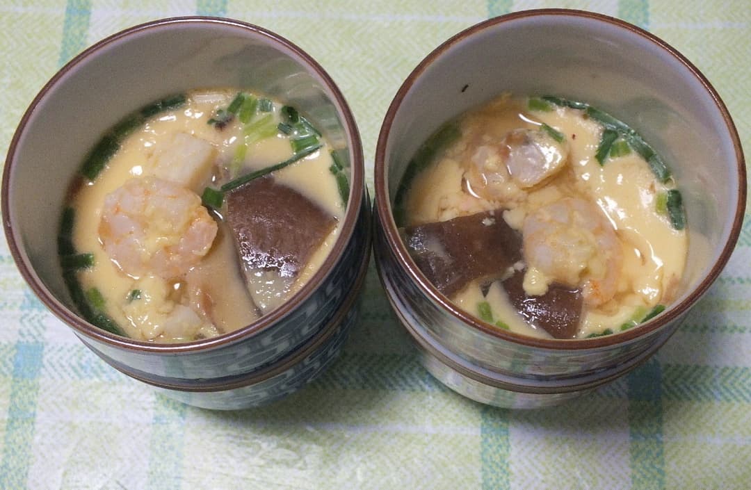 シーフード茶碗蒸しの完成写真