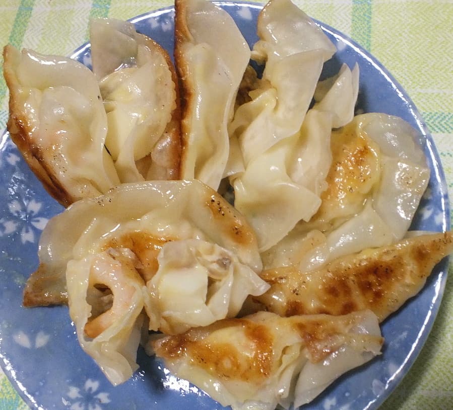 シーフード包み餃子の完成写真