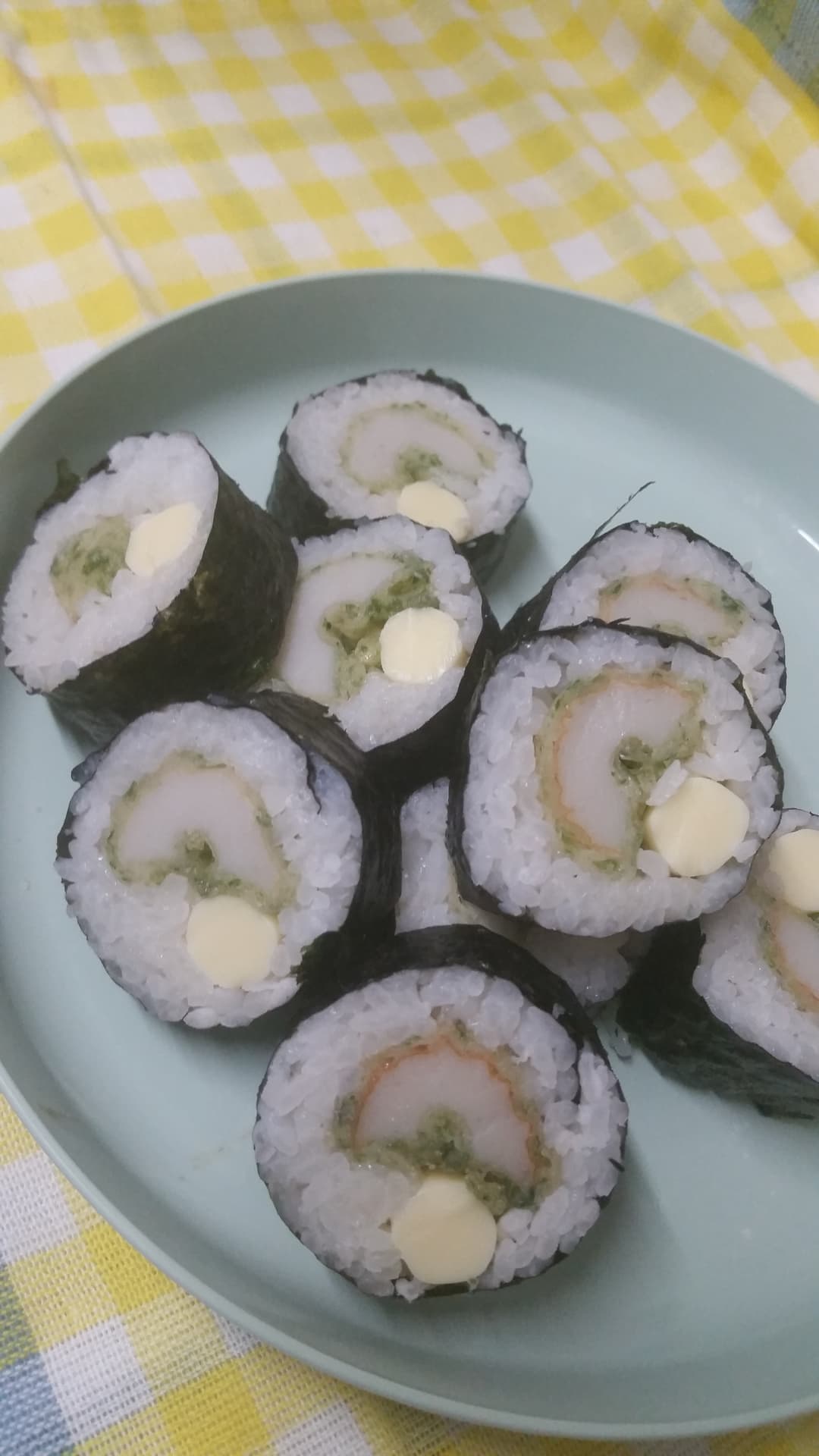 磯辺揚げのチーちくのり巻きの完成写真