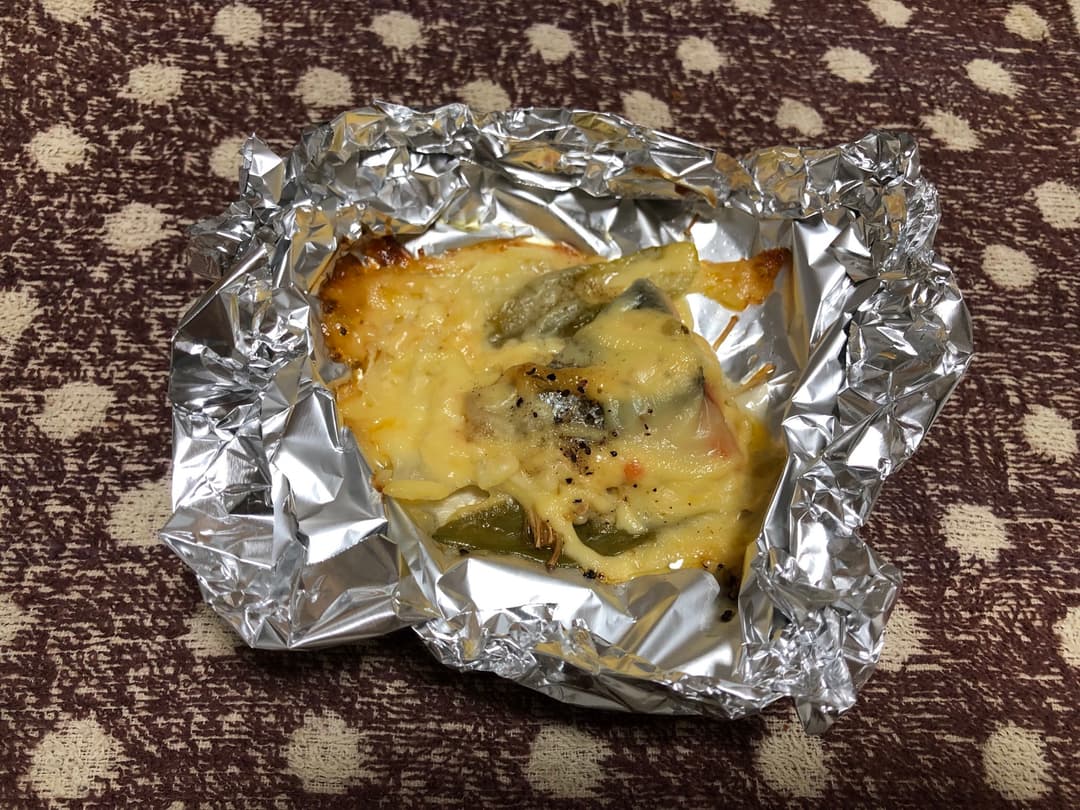 鮭のホイル焼きの完成写真