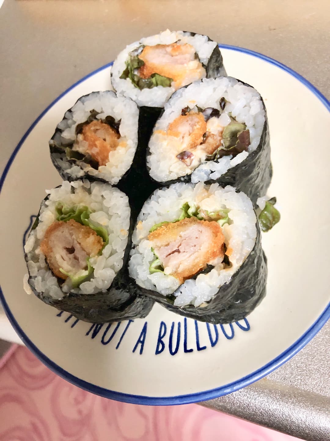 黒豚トンカツ巻の完成写真