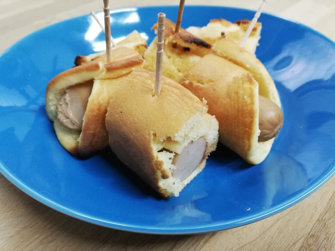 ホットケーキドッグの完成写真