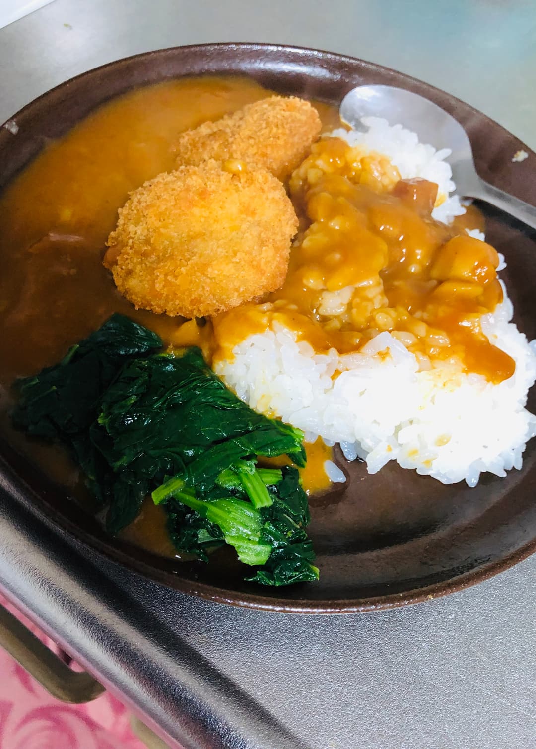 ダブルコロッケカレーの完成写真