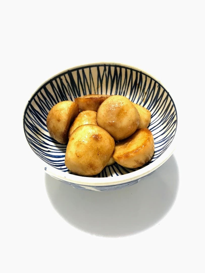里芋のバター炒めの完成写真