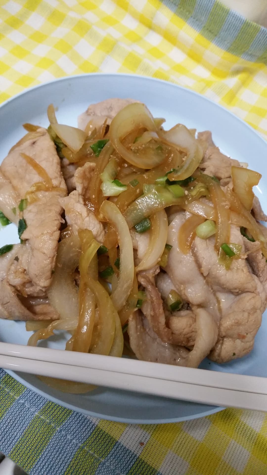 ねぎ on the しょうが焼きの完成写真