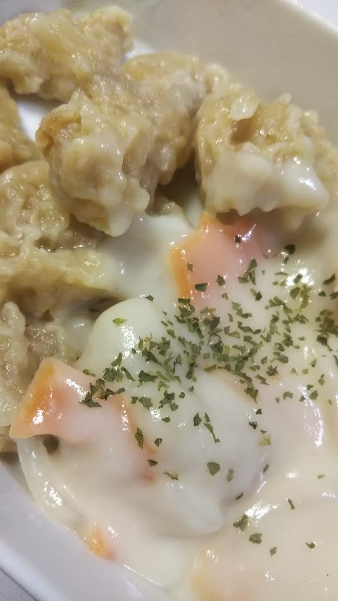 なんちゃってニョッキの完成写真