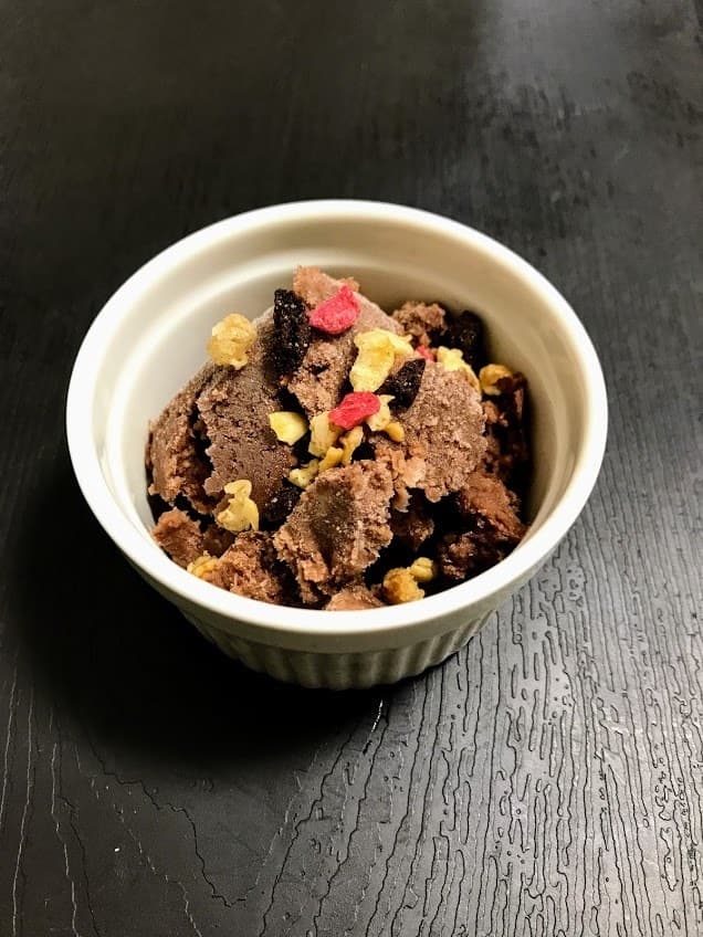 チョコ風味ヘルシージェラートの完成写真