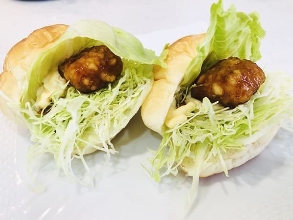 お弁当にも!キャベツたっぷりたれづけ竜田揚げのロールサンドの完成写真