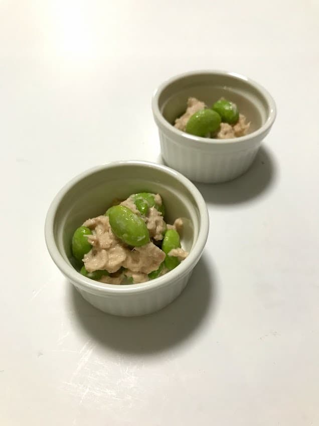 えだ豆シーチキンマヨネーズの完成写真