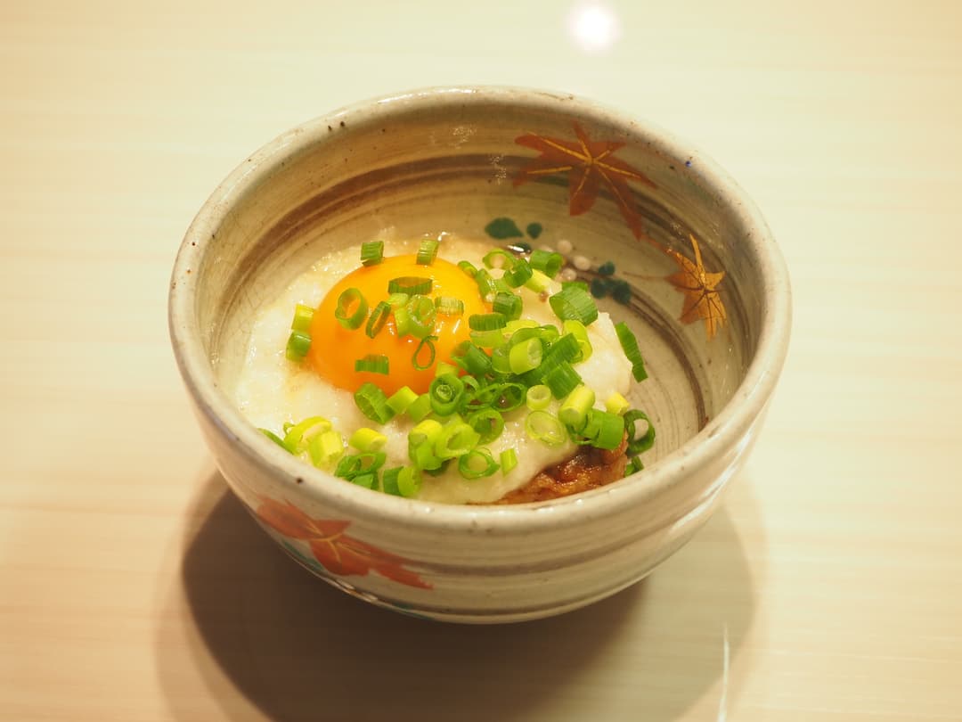 とろろ焼きおにぎりの完成写真