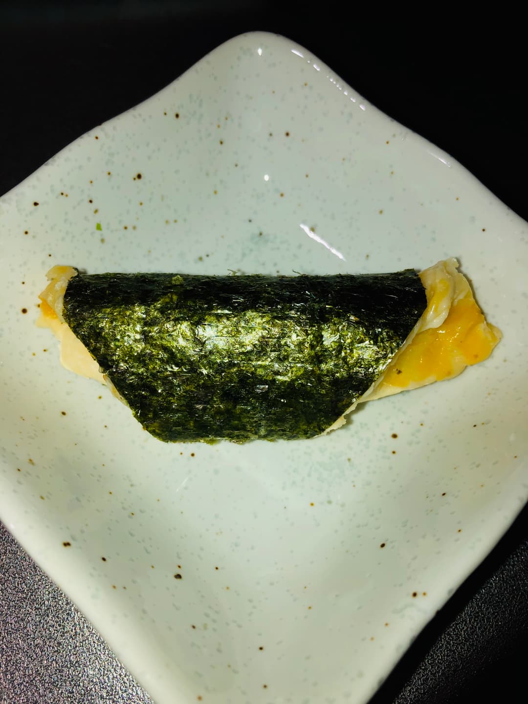 濃厚チーズの磯辺巻きピザの完成写真