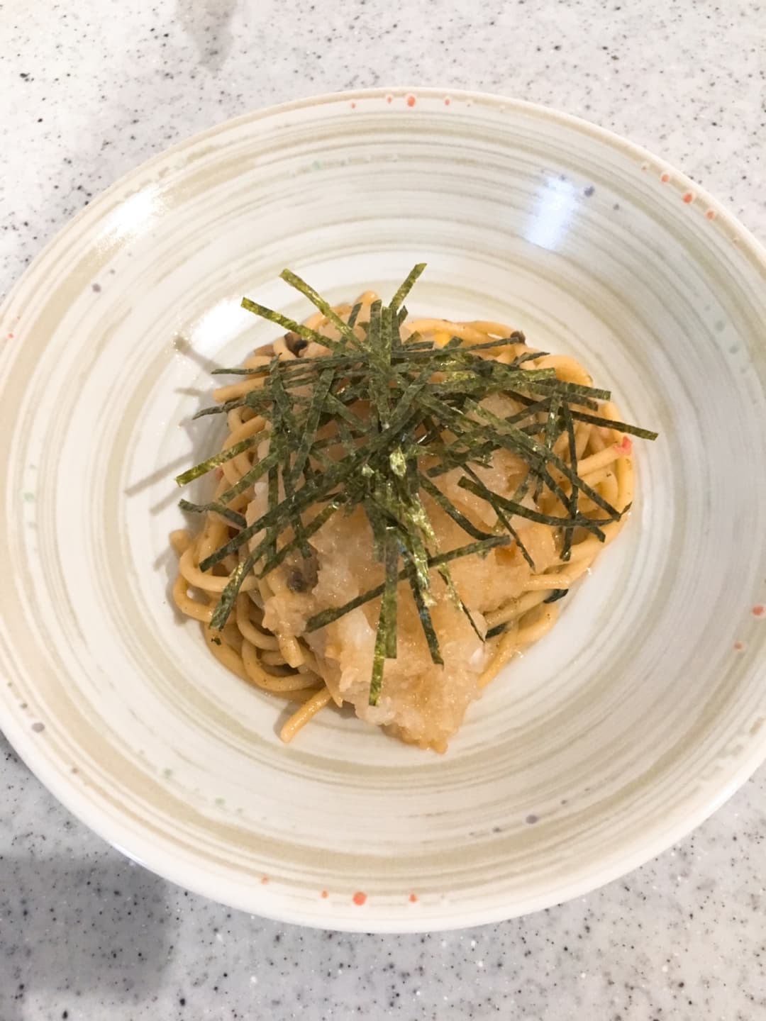 和風パスタなめ茸おろし♪の完成写真