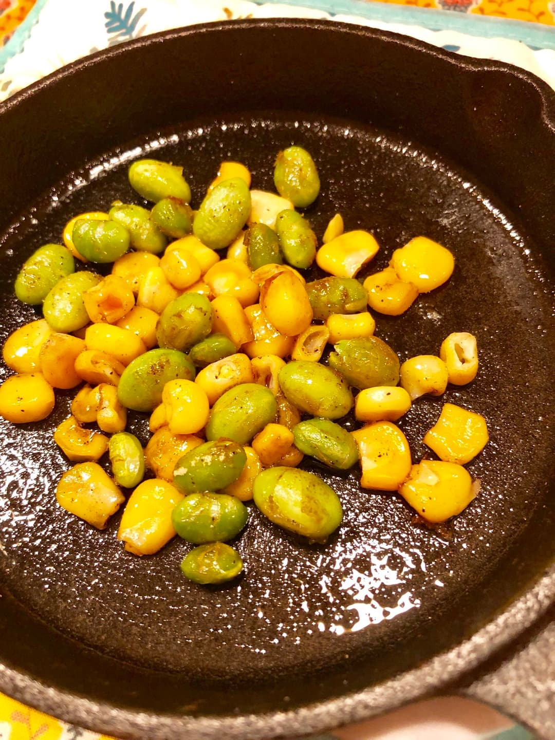 バター枝豆コーンの完成写真
