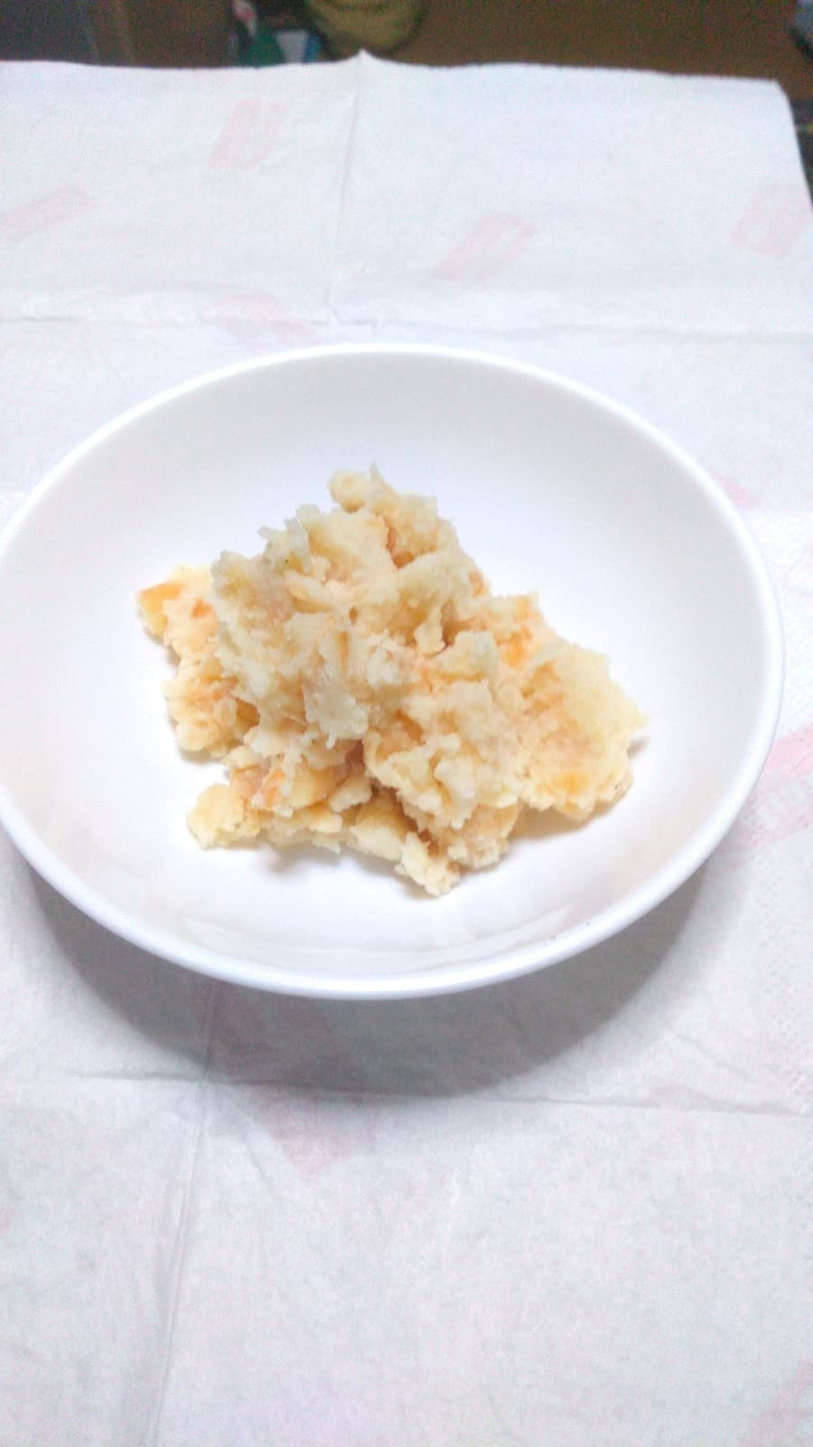 フライドポテトのマッシュポテトの完成写真