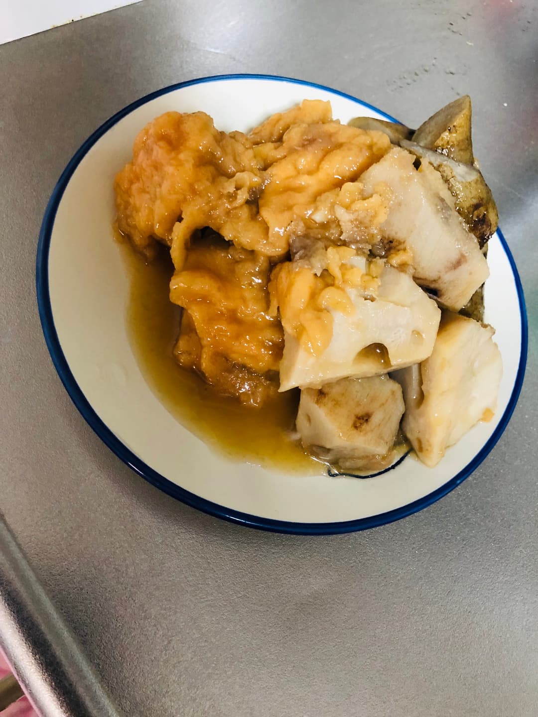 からあげの和風煮込みの完成写真