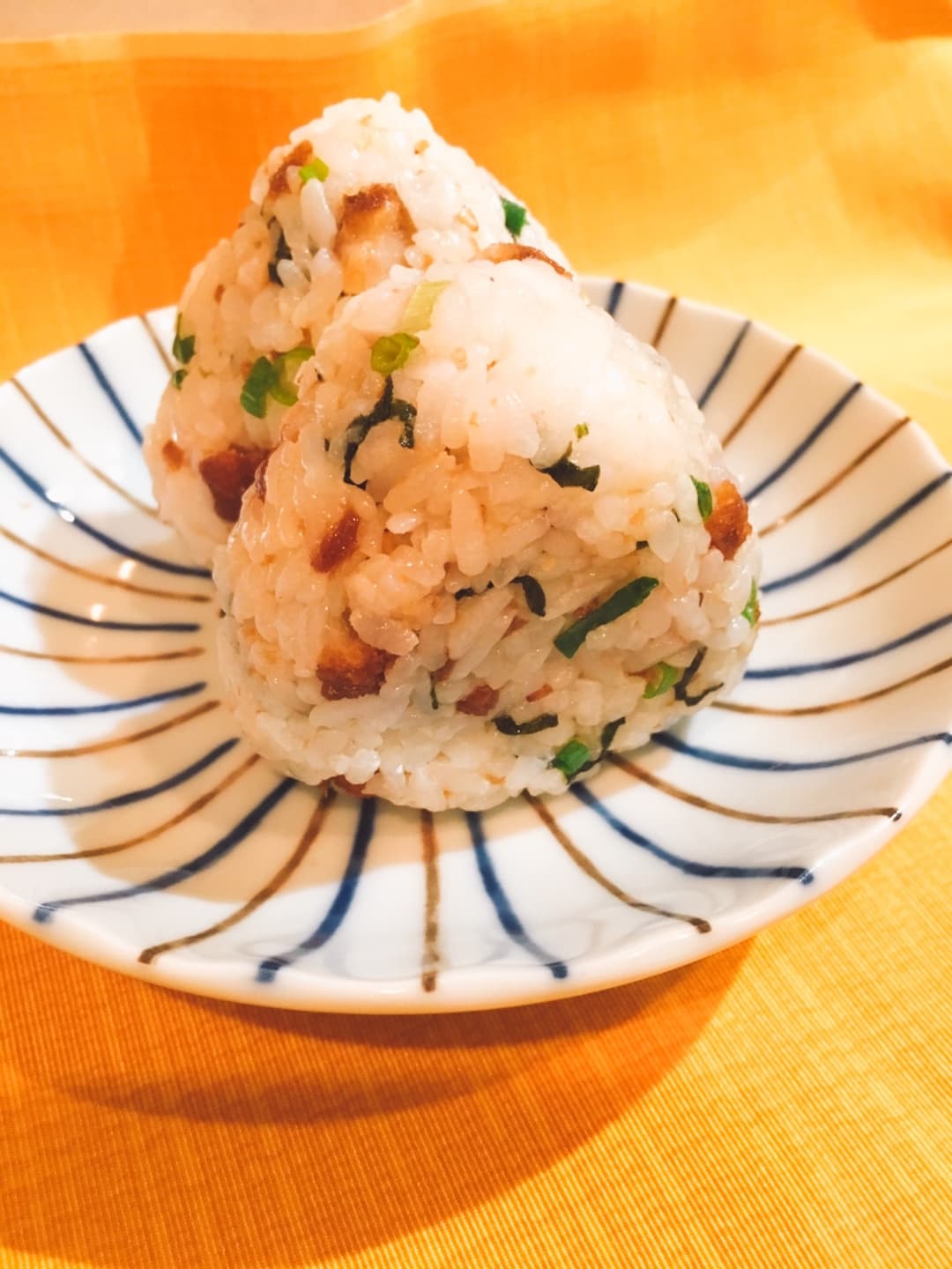 とんかつおにぎり♪の完成写真