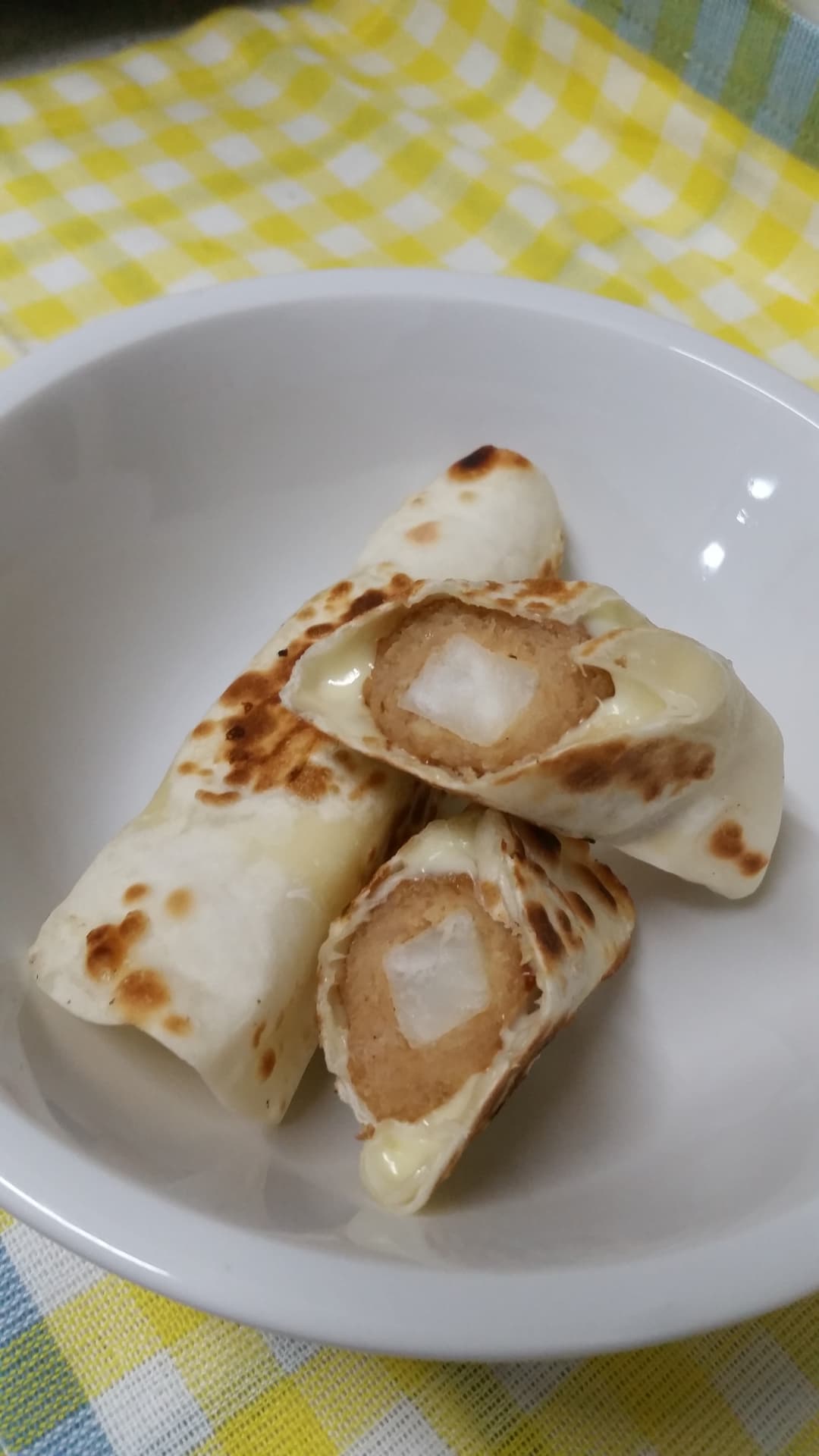 肉巻きポテトのパリパリ巻きの完成写真