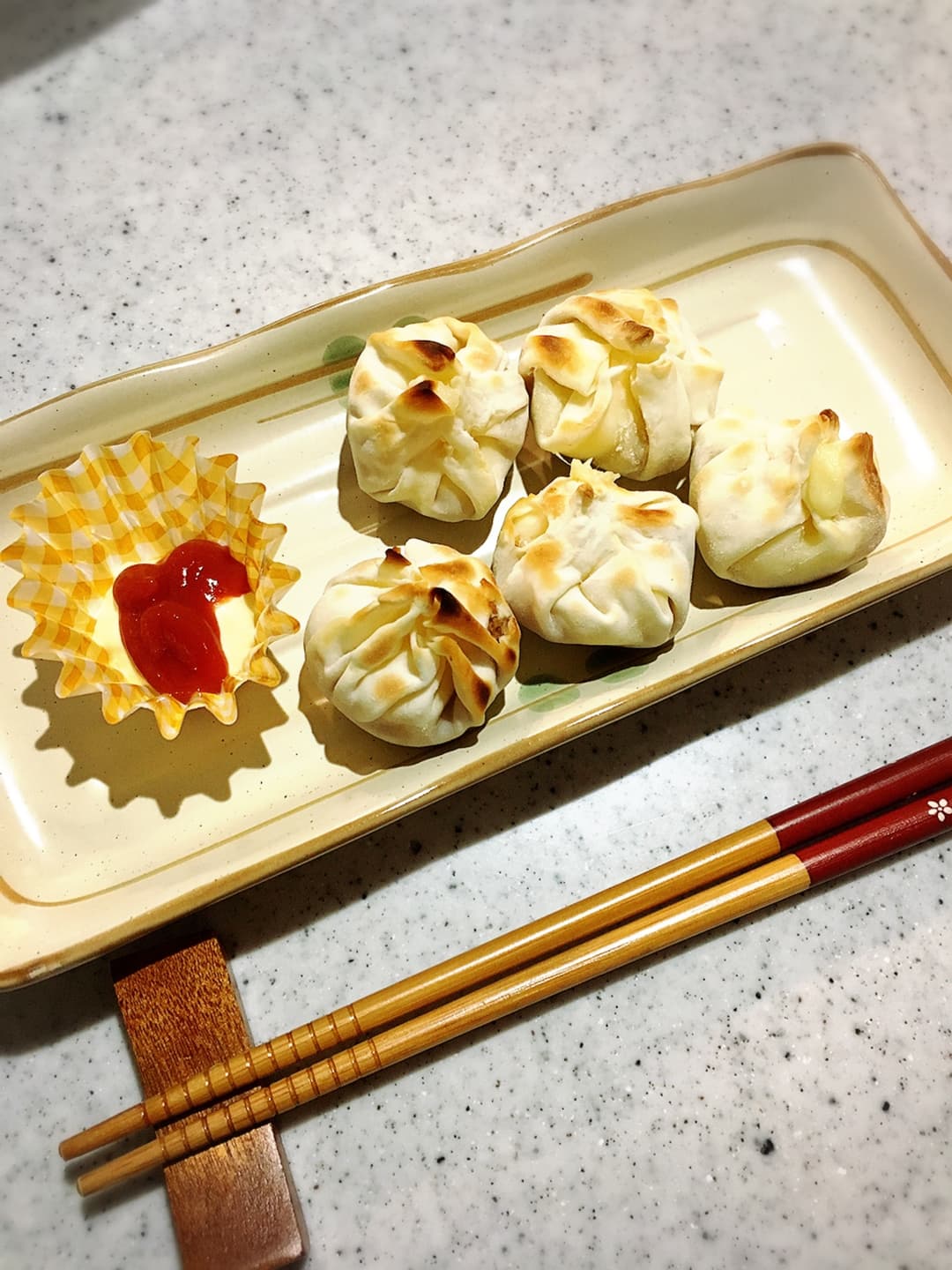ひとくちコロッケチーズ包み焼きの完成写真
