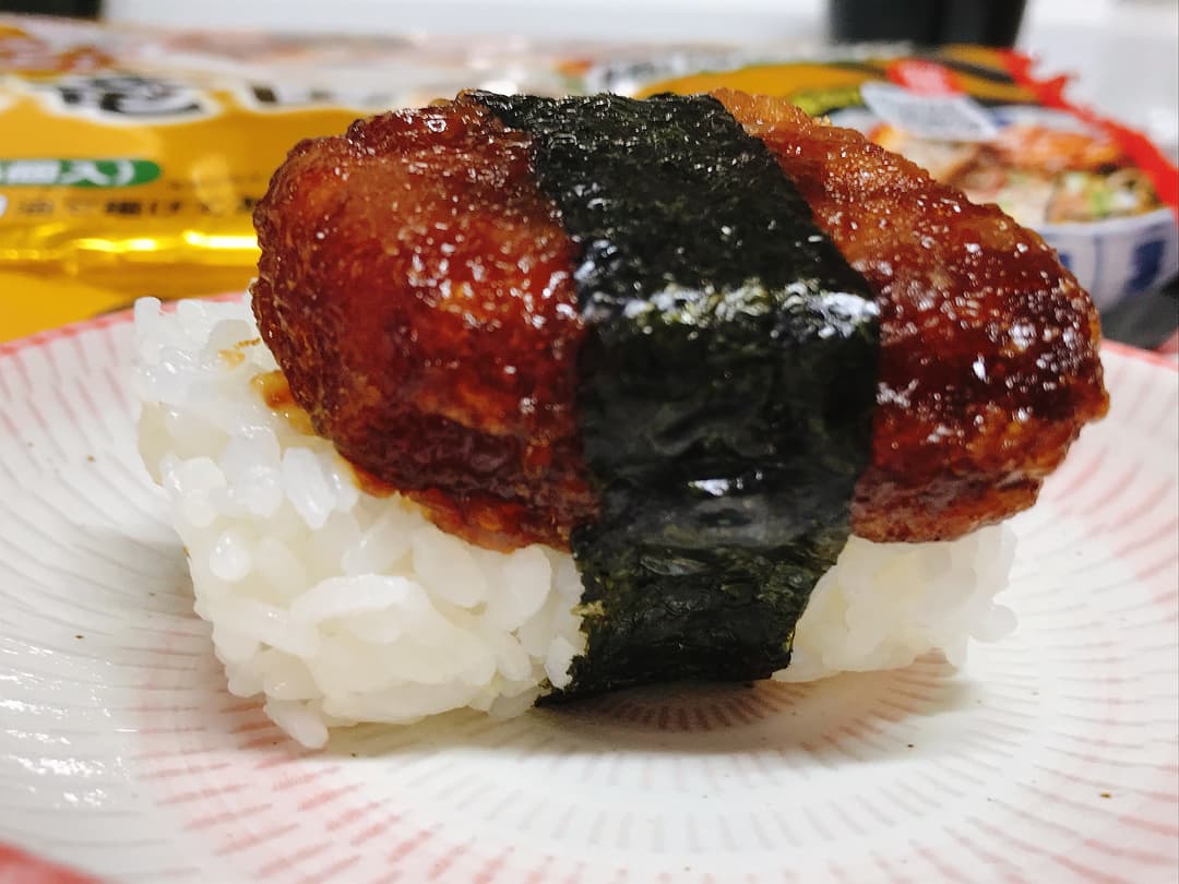 あじ竜田むすびの完成写真