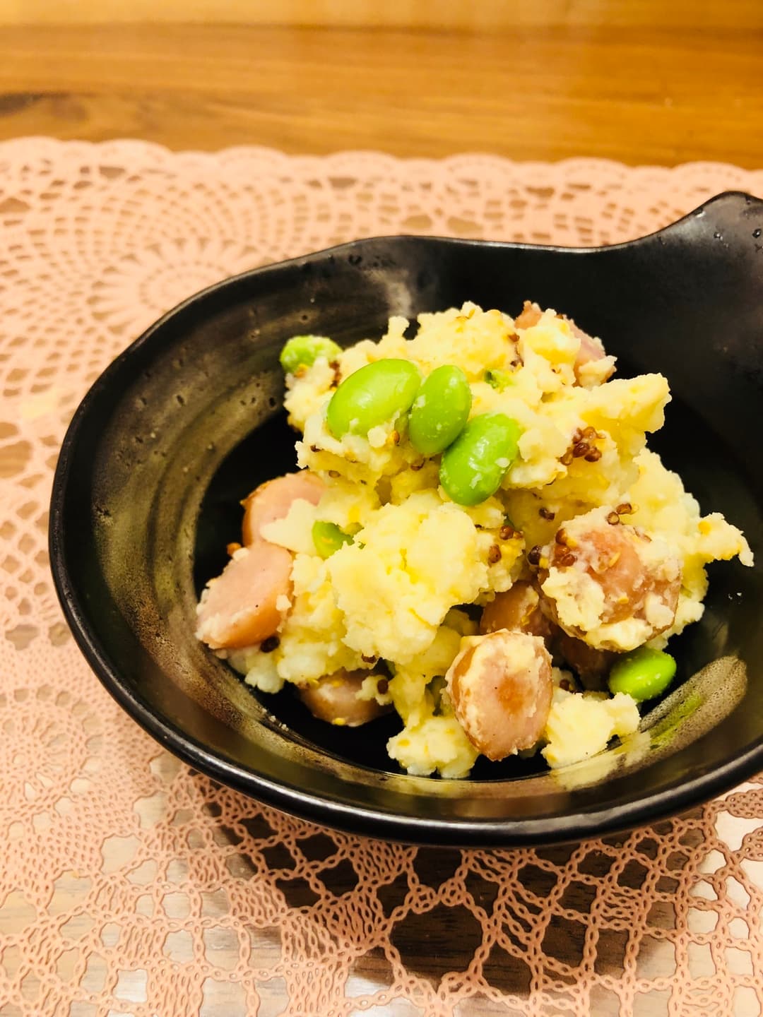 大人の味☆えだ豆ポテサラの完成写真