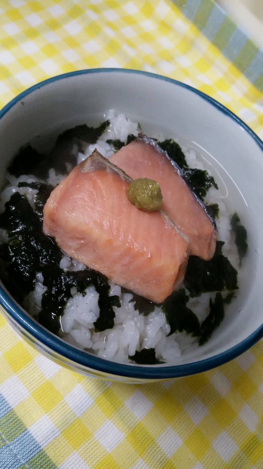 お手軽さけ茶漬けの完成写真