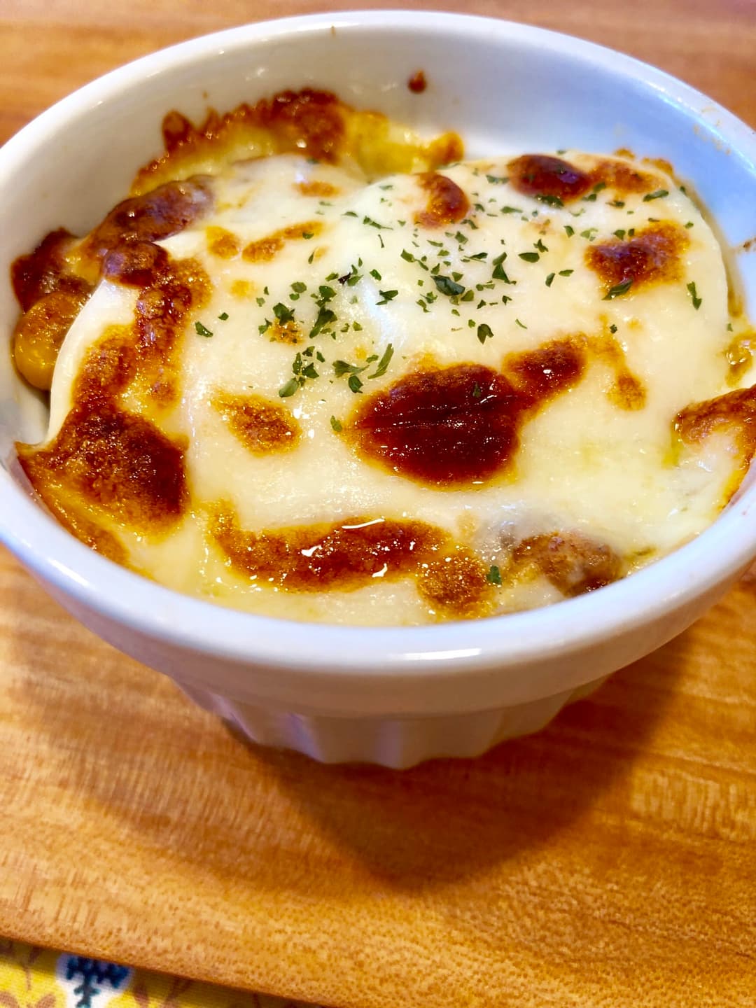 カレーの簡単パングラタンの完成写真