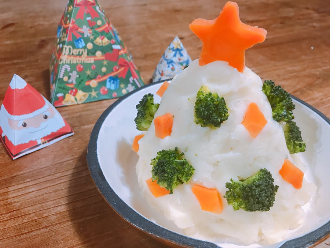 パーティに！ポテトツリーの完成写真