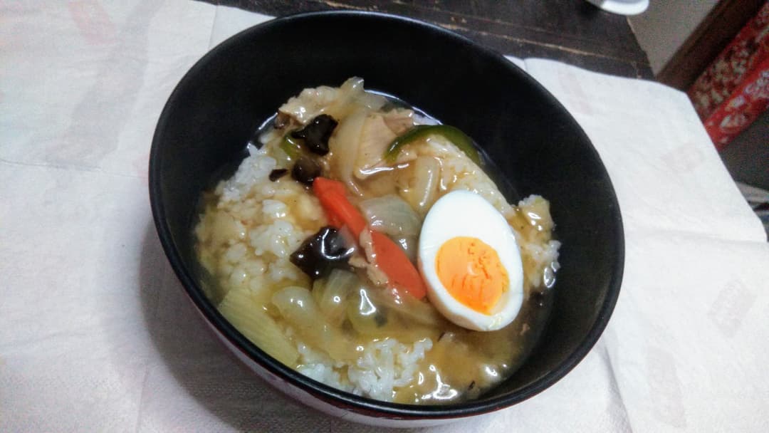 中華丼の完成写真