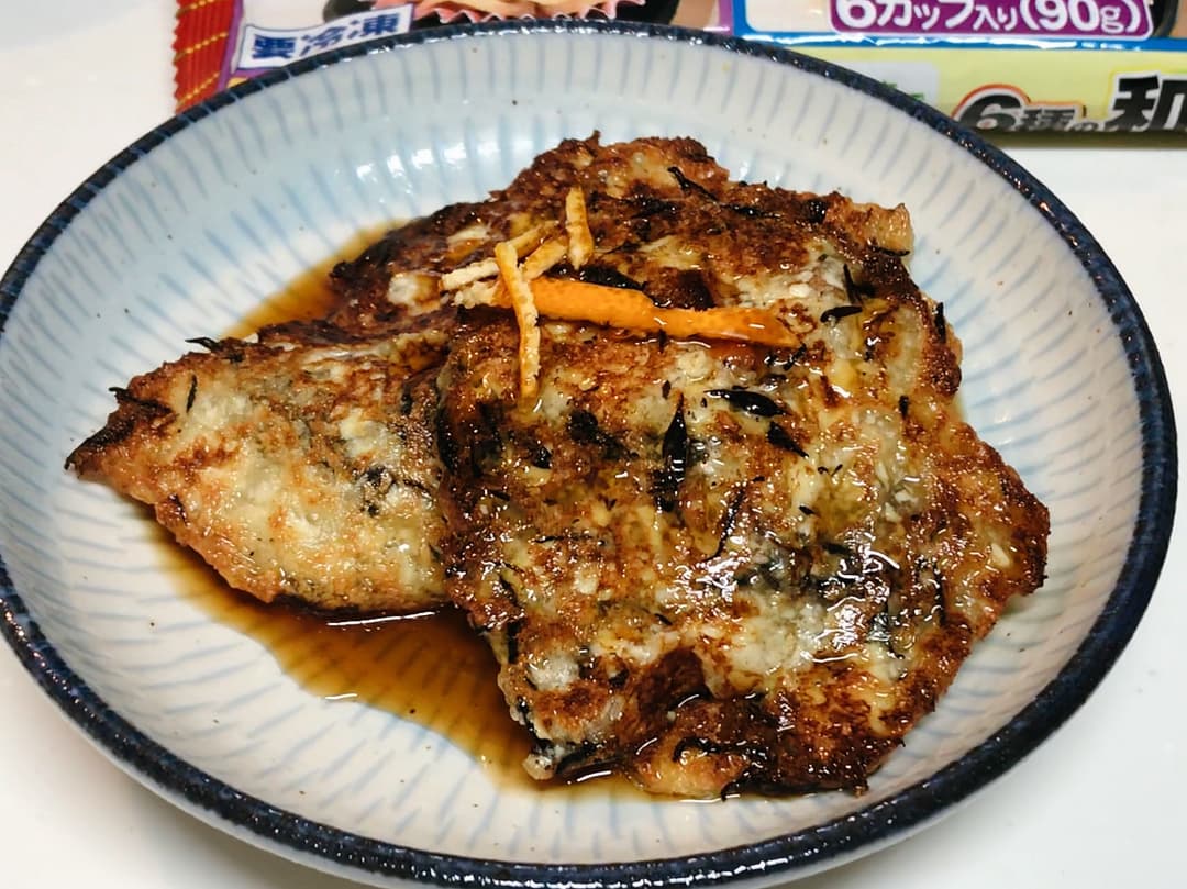 6種の和惣菜 ひじきの即席がんもどきの完成写真