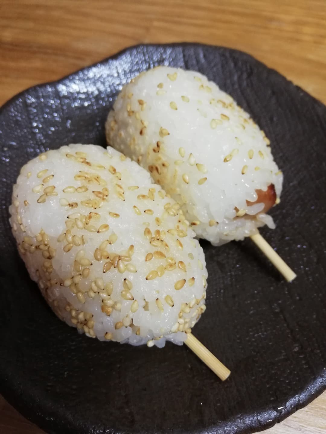 串焼きおにぎりの完成写真