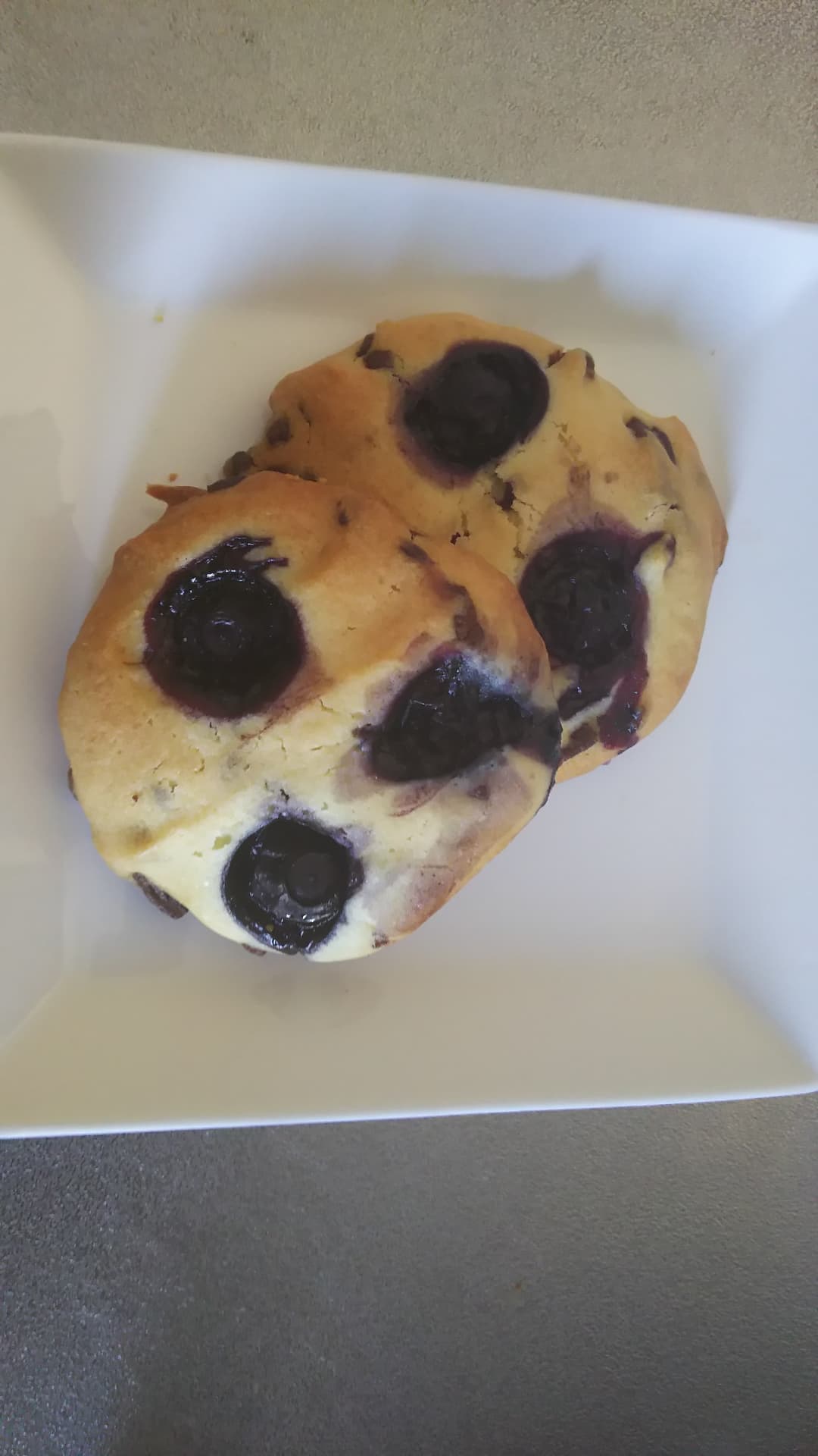 ブルーベリークッキーの完成写真