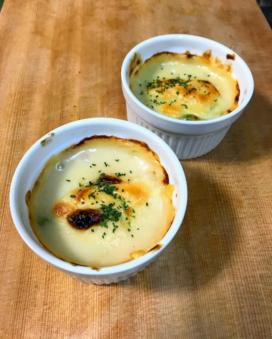 野菜とパスタのグラタンの完成写真