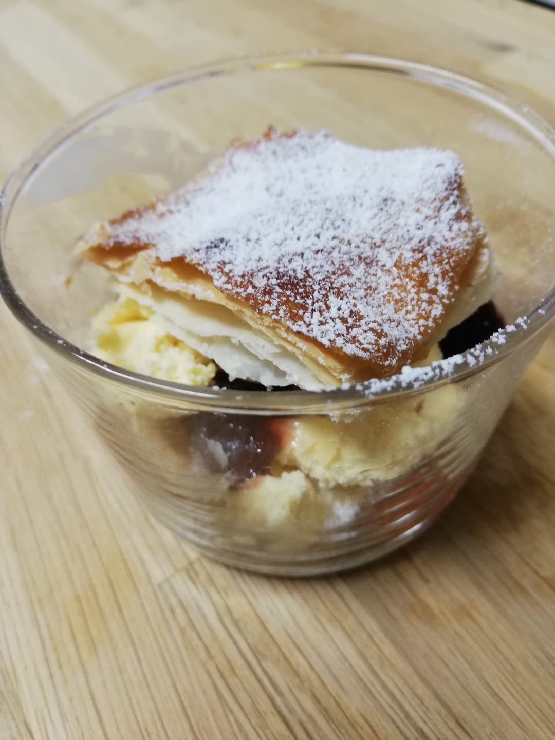 ミルフィーユアイスの完成写真