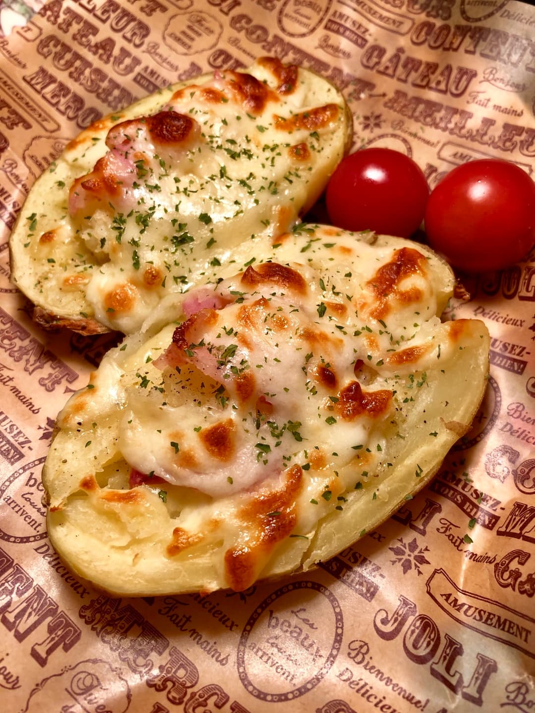 ベイクドポテトの完成写真