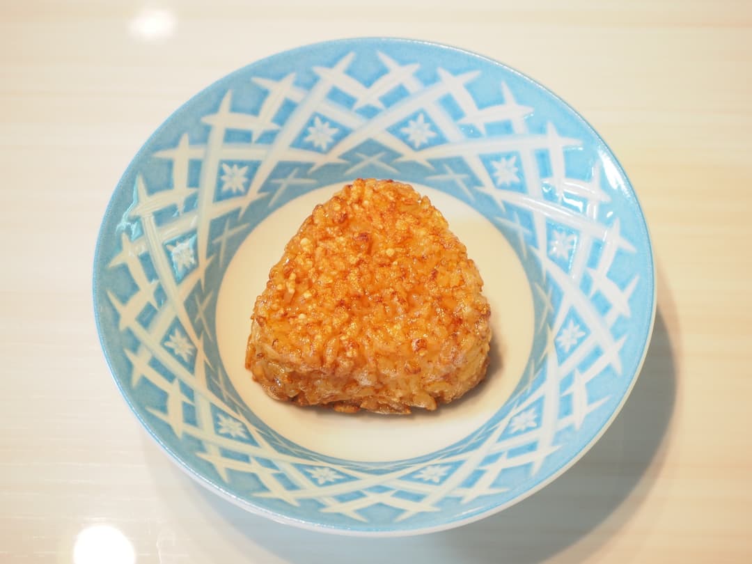 バター焼きおにぎりの完成写真